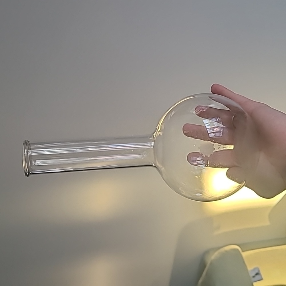Vintage 500ML Round Bottom Lab Flask / Collectible Science Lab Glassware